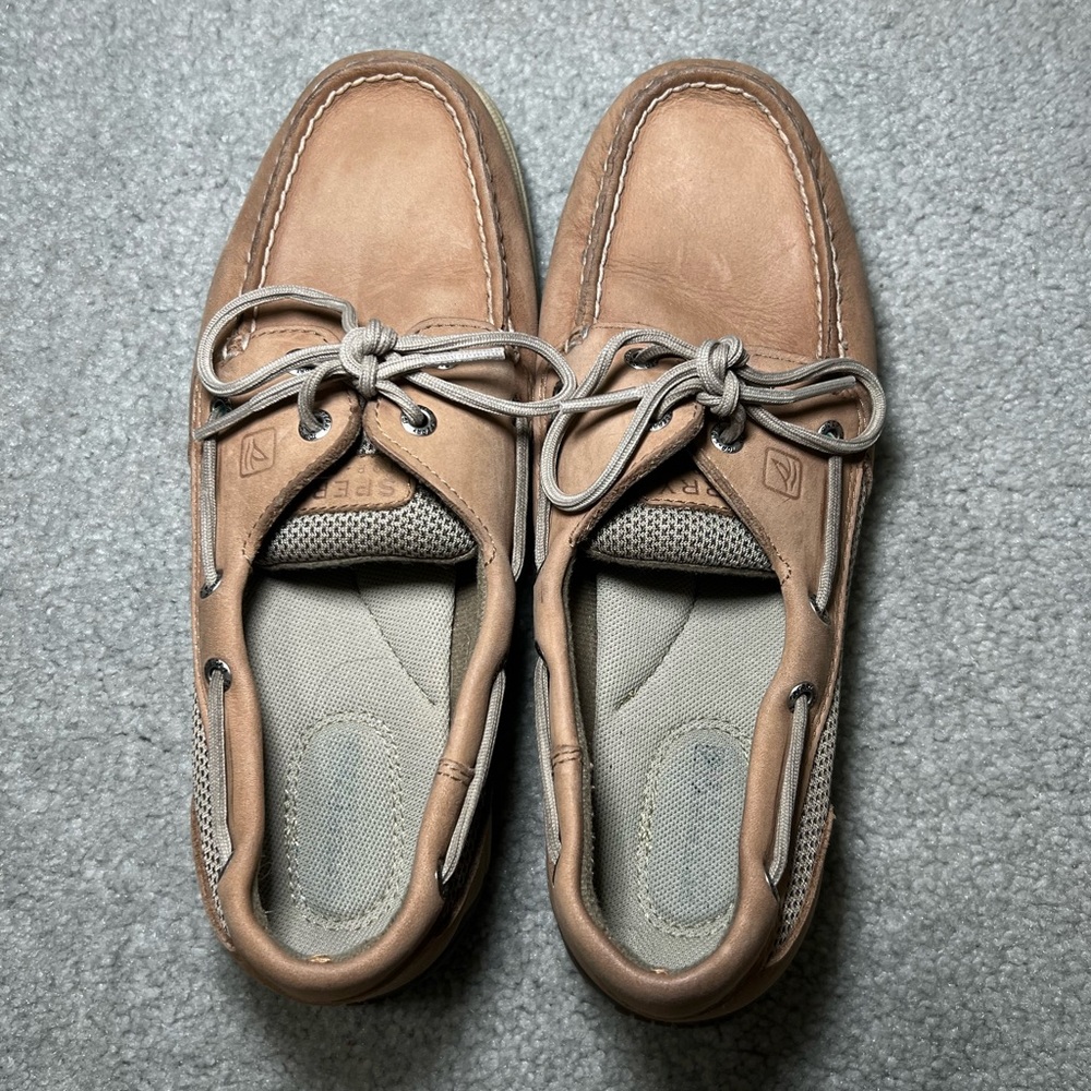 Women’s Sperry Top Sider Boat Shoes 8M Intrepid Leather 9774829